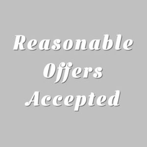 All REASONABLE Offers Accepted 🌹